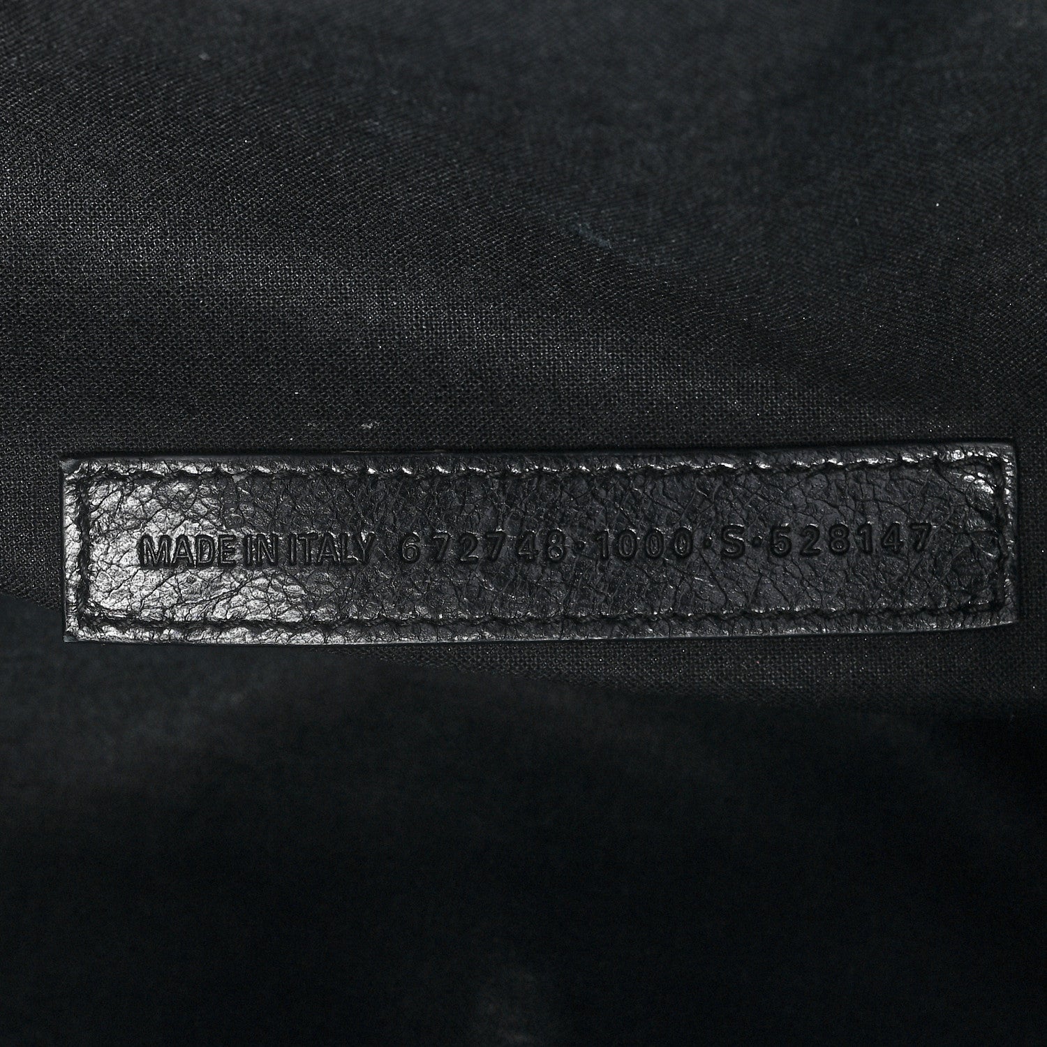 Balenciaga Agneau Arena Large Le Cagole Shoulder Bag Black 7 of 9