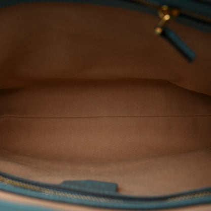 Gucci Boarded Plutone Calfskin Medium Jackie 1961 Tote Dusty Azure 5 of 11