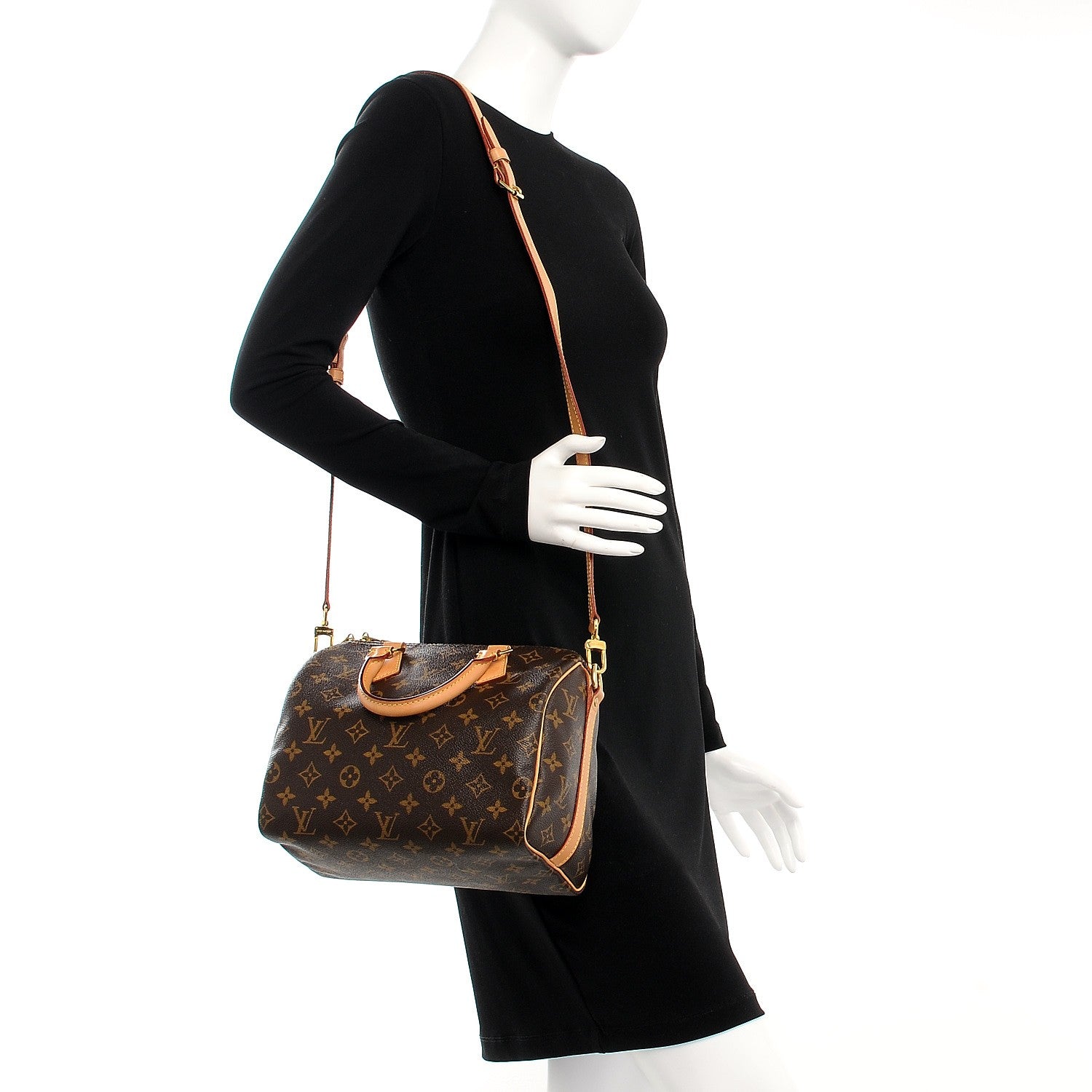 Louis Vuitton Monogram Speedy Bandouliere 25 2 of 9