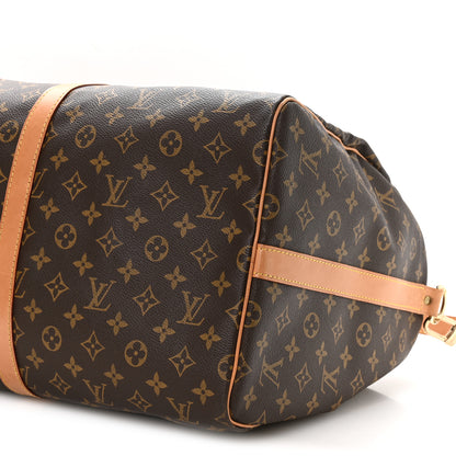 Louis Vuitton Monogram Keepall Bandouliere 55 9 of 9