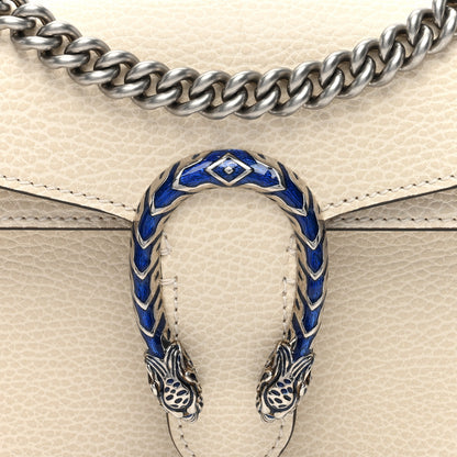 Gucci Dollar Calfskin Enamel Small Dionysus Shoulder Bag Mystic White Electric Blue 9 of 12