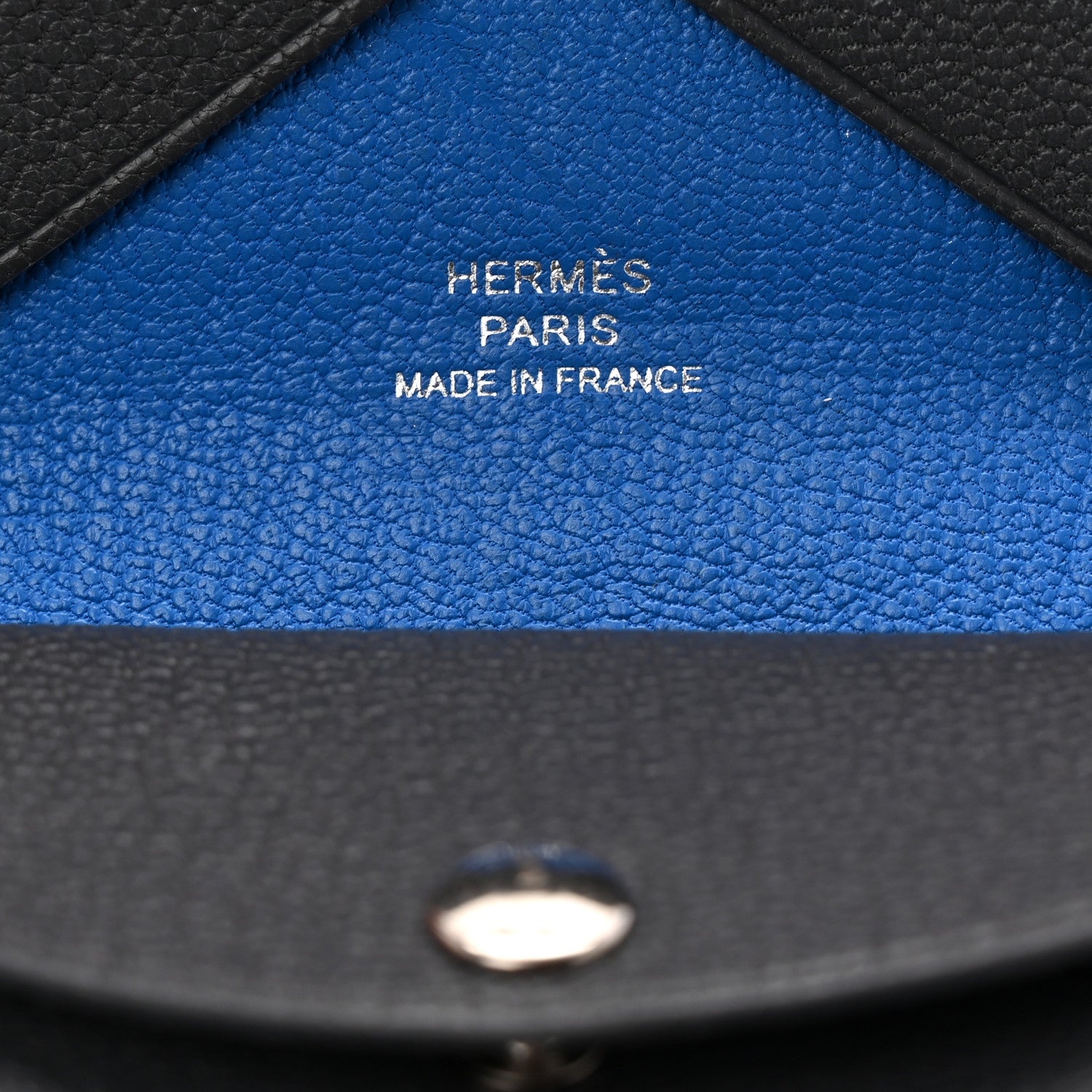 Hermes Chevre Mysore Verso Calvi Duo Card Case Ardoise Bleu Hydra 6 of 8