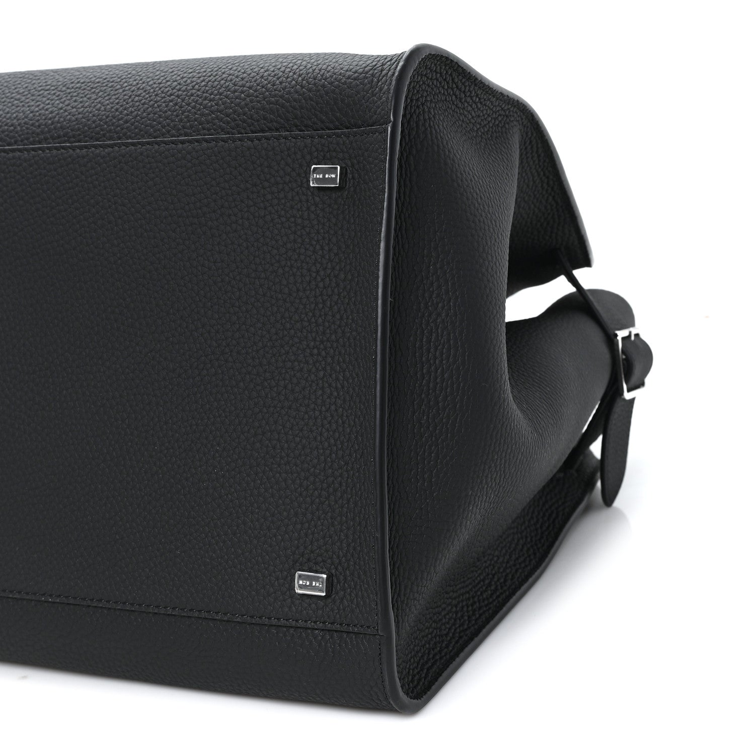 The Row Grained Calfskin Soft Margaux 17 Black 9 of 9