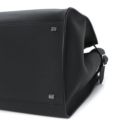 The Row Grained Calfskin Soft Margaux 17 Black 9 of 9