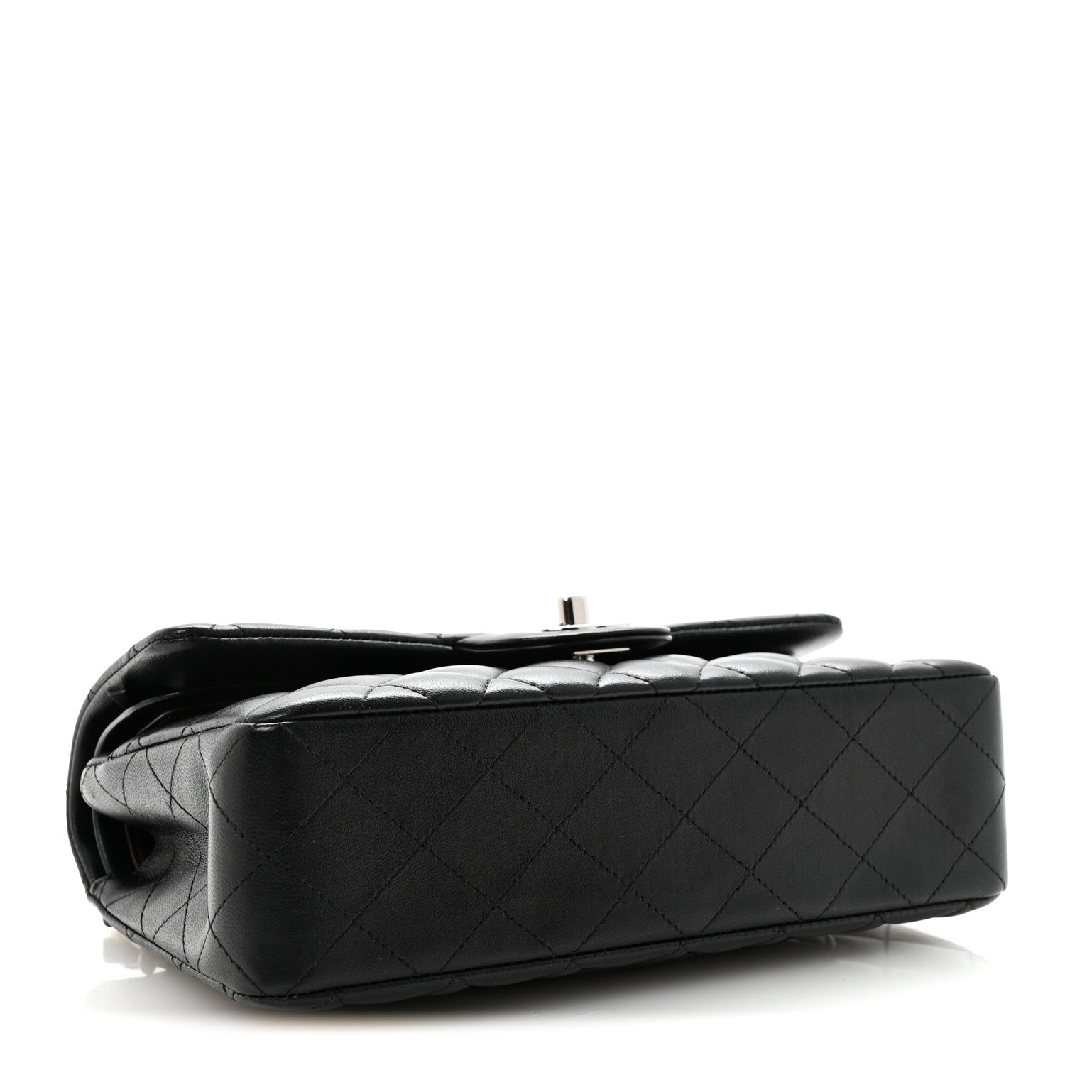 Chanel Lambskin Quilted Small Double Flap Black 4 of 10