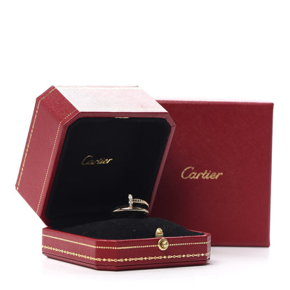 Cartier 18K Yellow Gold Diamond Juste Un Clou Ring 52 6 7 of 7
