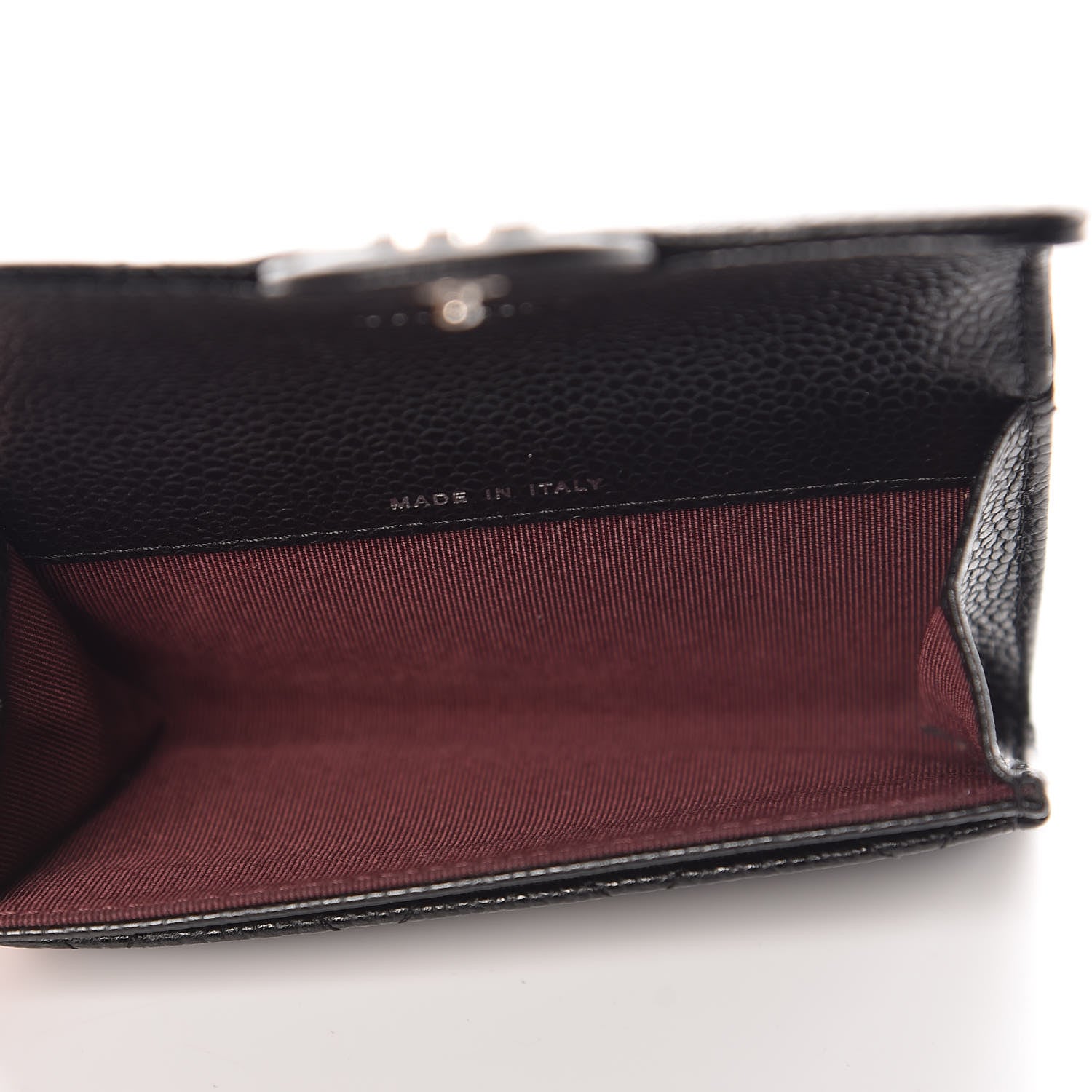 Chanel Caviar Quilted Flap Card Holder Black 5 of 9