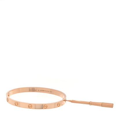 Cartier 18K Pink Gold LOVE Bracelet 19 7 of 7