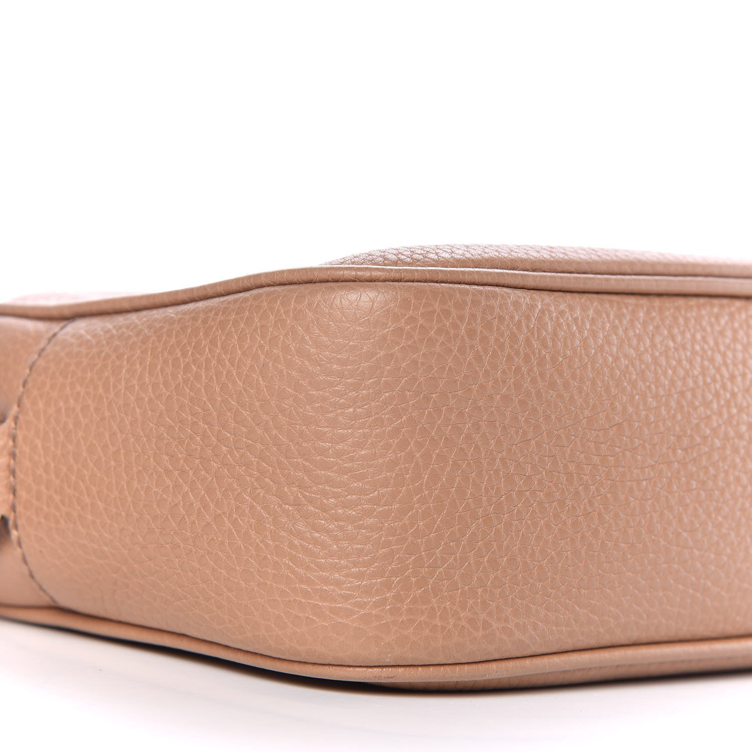 Gucci Pebbled Calfskin Small Soho Disco Bag Camelia 8 of 12