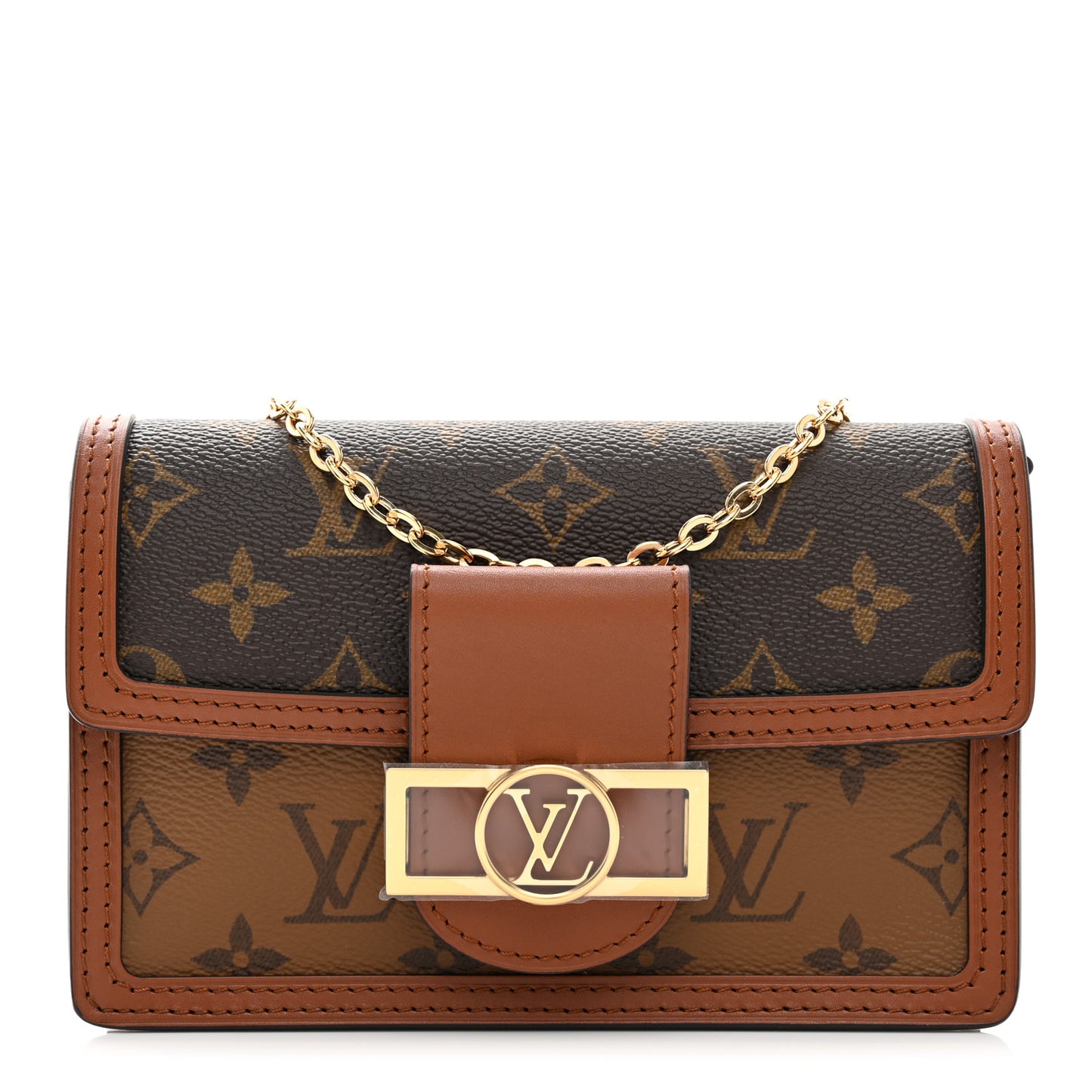 Reverse Monogram Dauphine Chain Wallet
