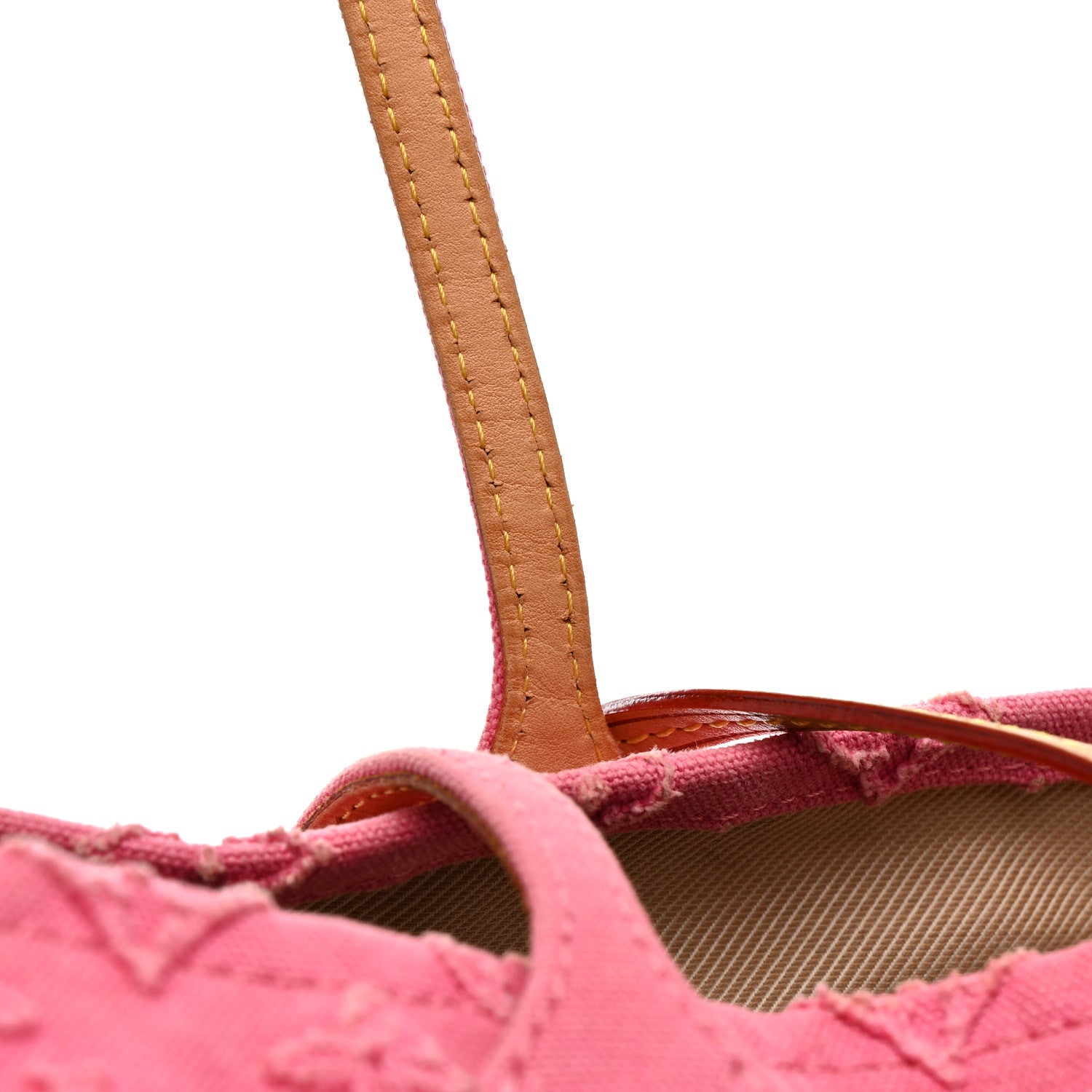 Louis Vuitton Monogram Denim Neverfull MM Rose 13 of 15