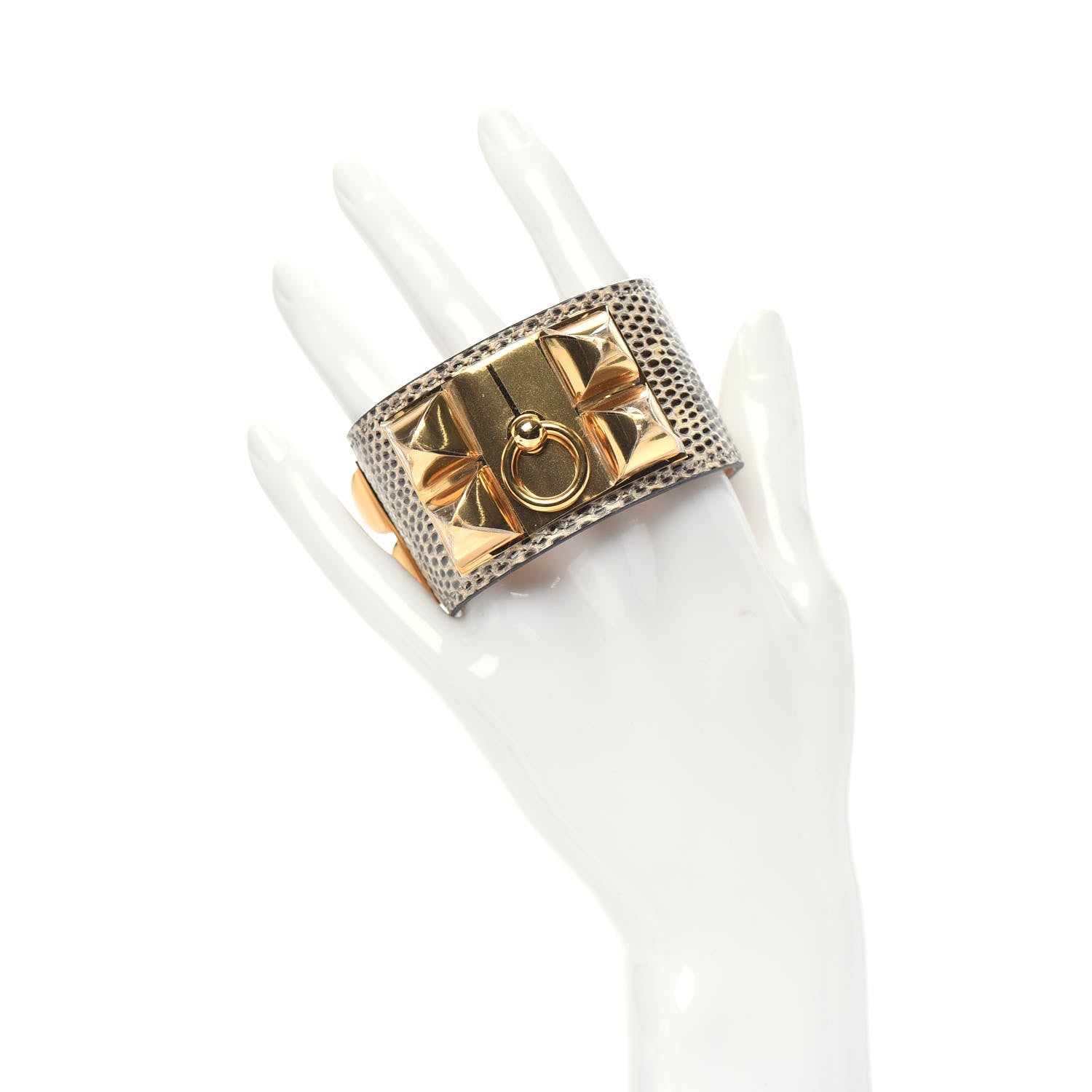 Hermes Lizard Collier De Chien CDC Bracelet T2 Ombre 2 of 7
