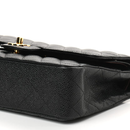 Chanel Caviar Quilted Medium Double Flap Black 9 of 9