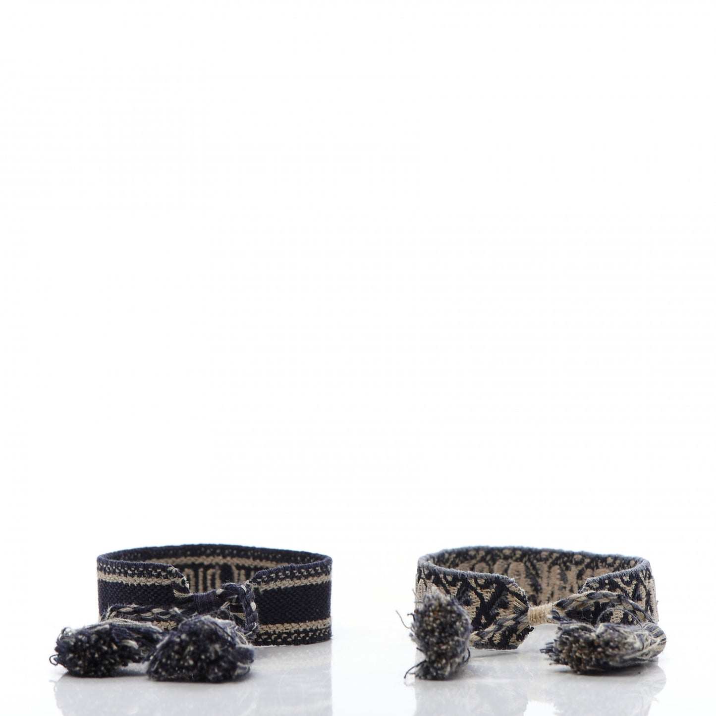 Woven Cotton J'Adior Friendship Bracelet Set Navy