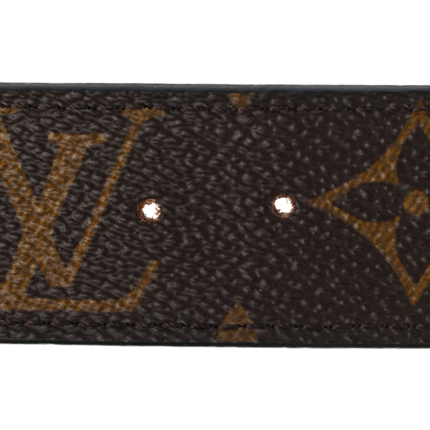 Calfskin Monogram 30mm LV Initiales Reversible Belt 80 32 Black