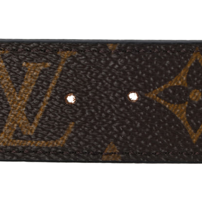 Louis Vuitton Calfskin Monogram 30mm LV Initiales Reversible Belt 80 32 Black 8 of 9