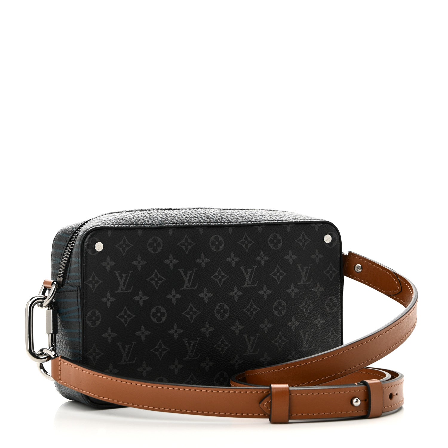 Louis Vuitton Monogram Eclipse Volga On Strap Crossbody Multicolor 3 of 9