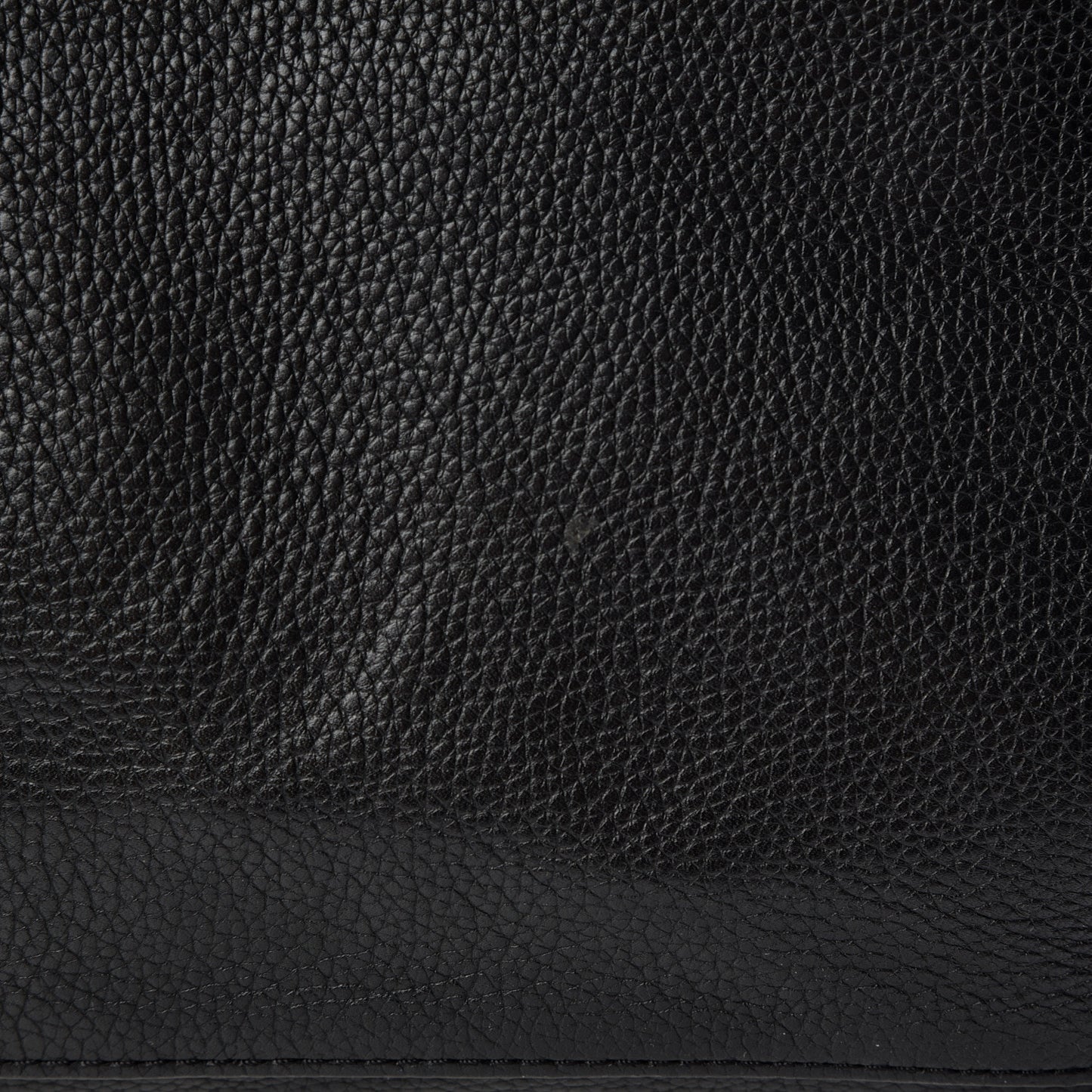 Drummed Calfskin Mini Luggage Black