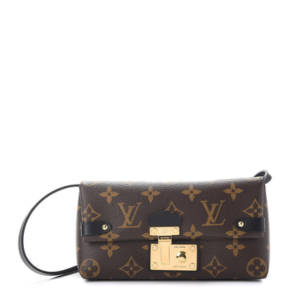 Louis Vuitton Monogram Triangle Chain Wallet Black 1 of 9