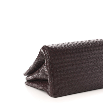 Bottega Veneta Nappa Intrecciato Medium Roma Tote Mahogany Brown 8 of 10