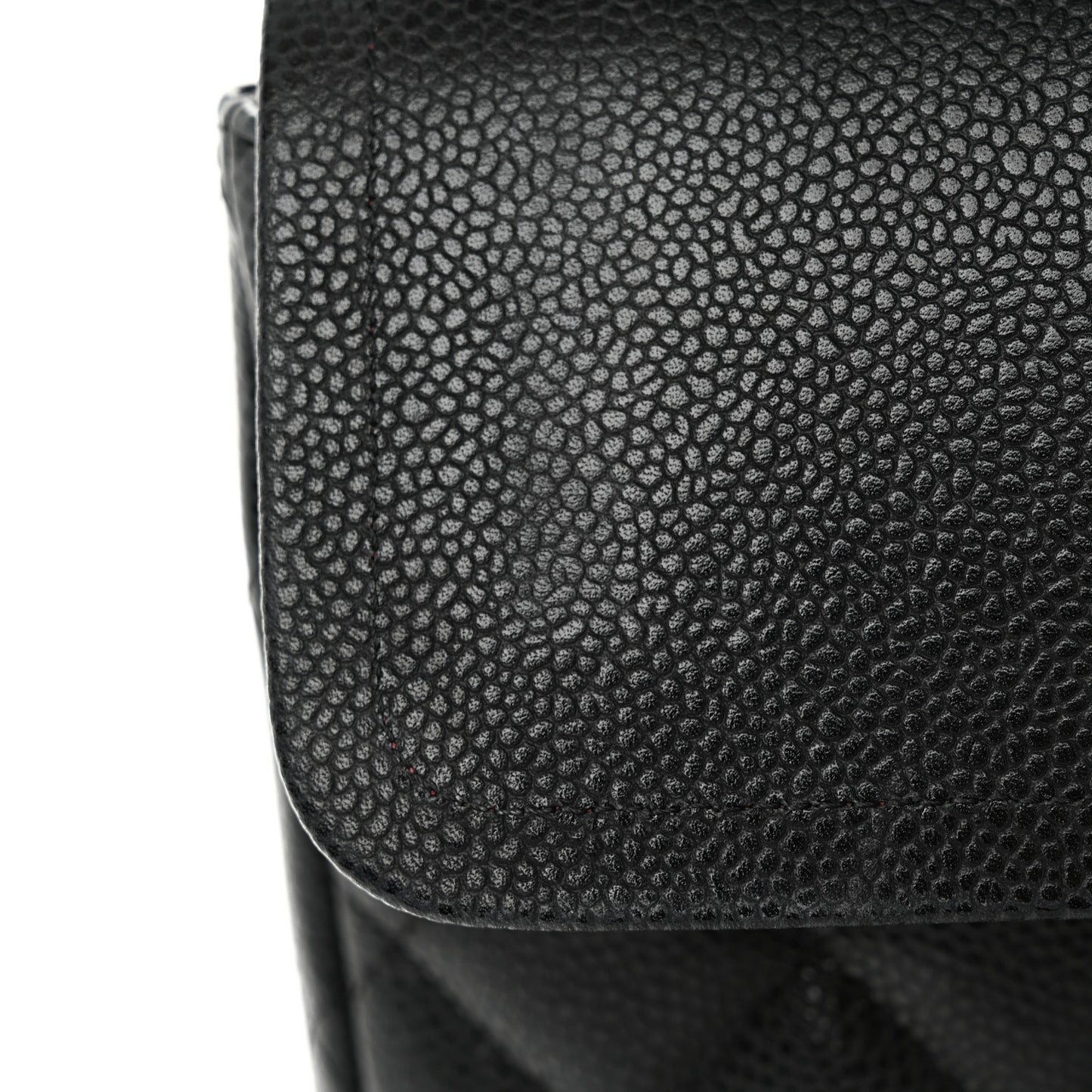 Caviar Quilted Maxi Double Flap Black