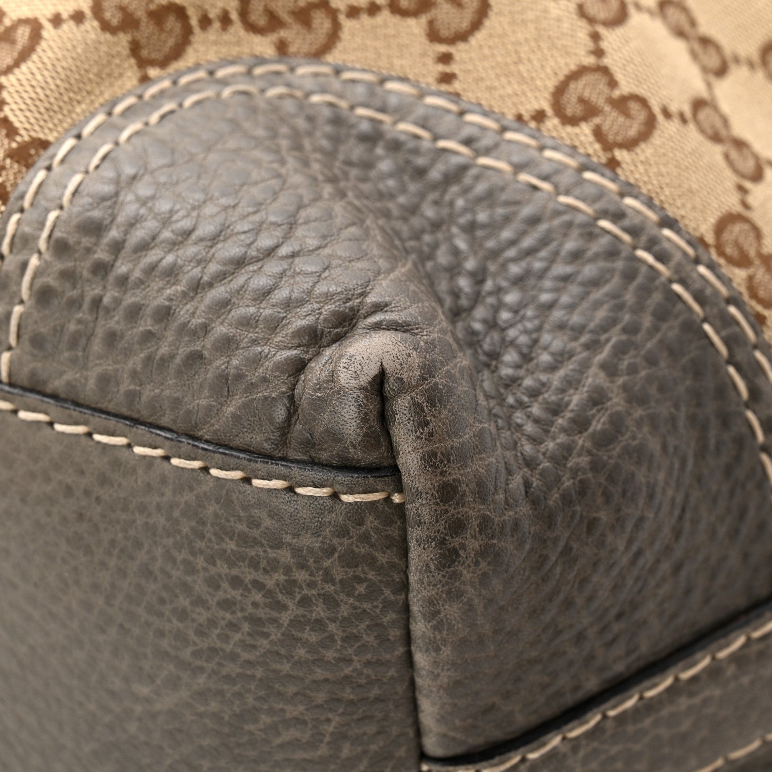 Gucci Monogram Large Sunset Tote  Brown Grey 11 of 11