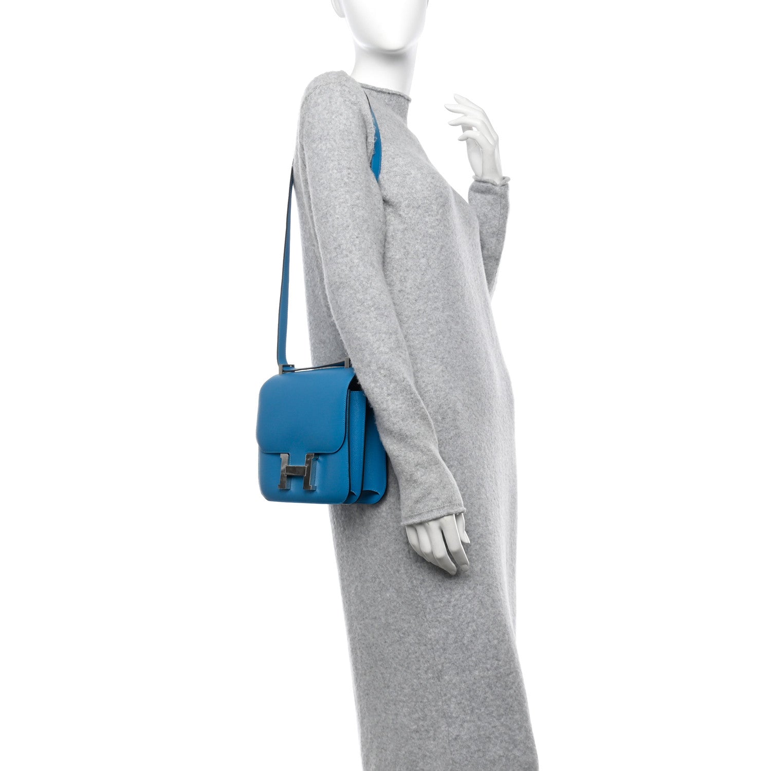 Hermes Evercolor Constance 24 Bleu Zanzibar 2 of 11