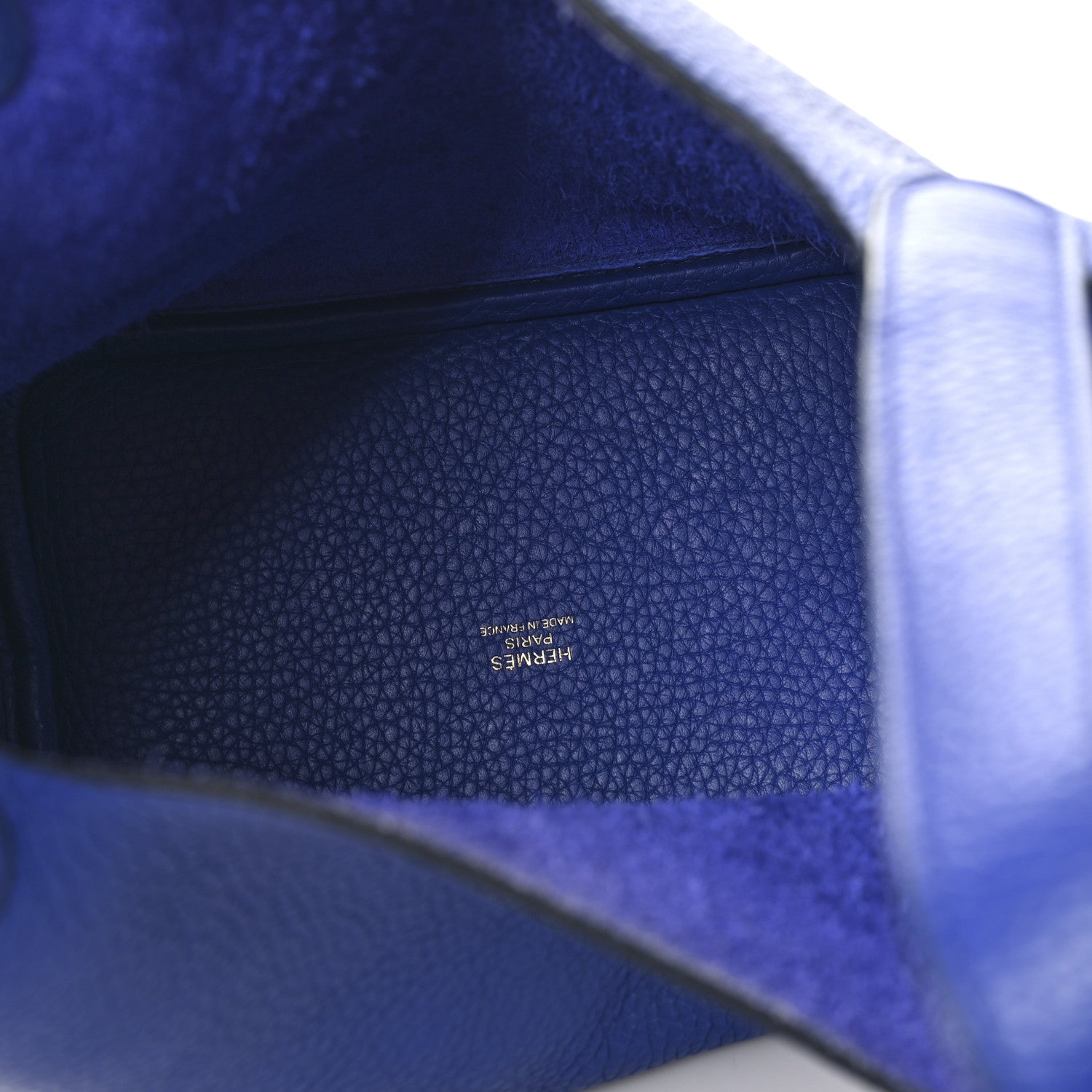 Hermes Taurillon Clemence Picotin Lock 18 PM Bleu Electrique 5 of 12