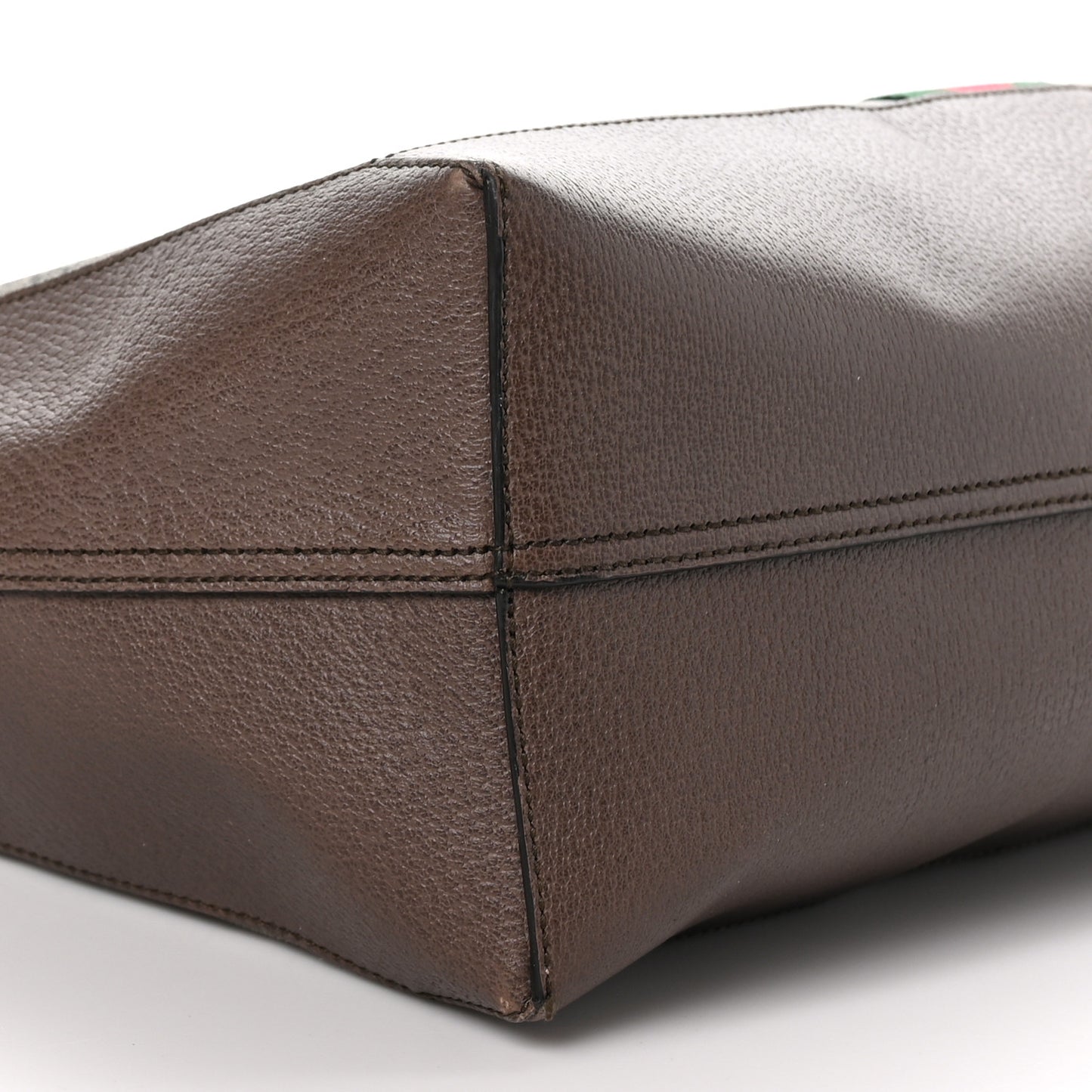 GG Supreme Monogram Web Ophidia Tote Brown