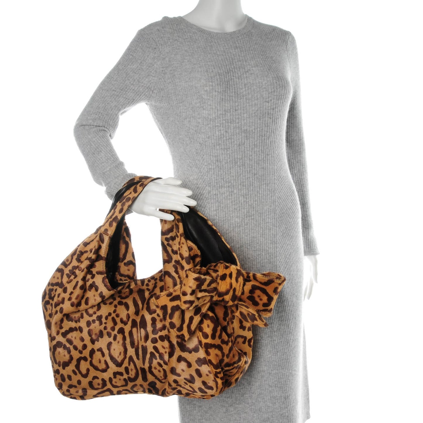 Pony Hair Leopard Nuage Hobo