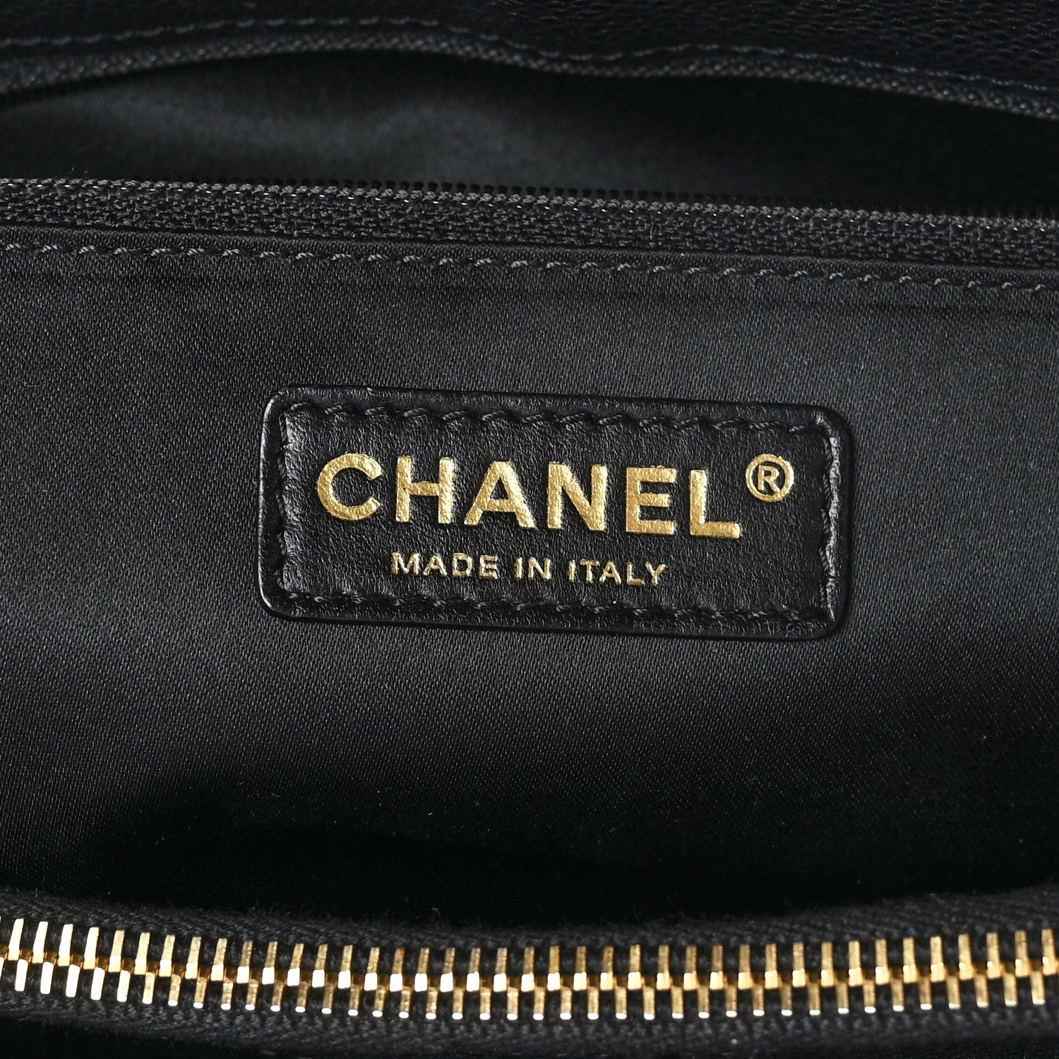 Chanel Caviar Quilted Grand Shopping Tote GST Black 7 of 12