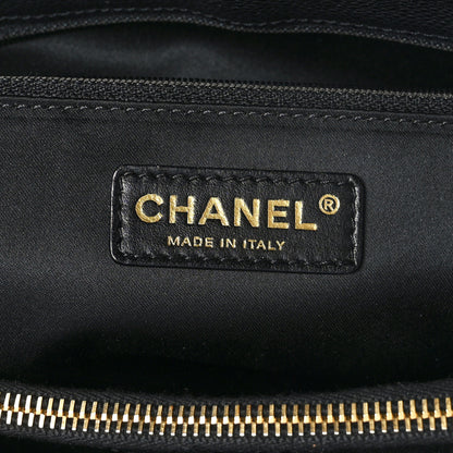 Chanel Caviar Quilted Grand Shopping Tote GST Black 7 of 12