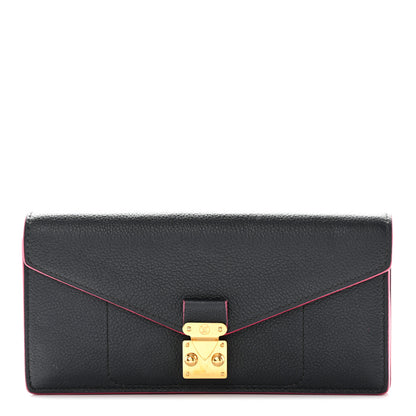 Louis Vuitton Veau Cachemire Dauphine Wallet Cobalt Fuchsia 1 of 20
