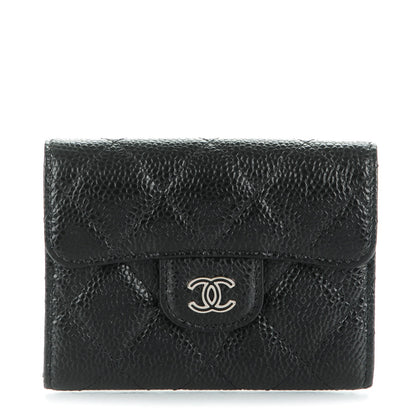 Chanel Caviar Quilted Flap Card Holder Black 1 of 8