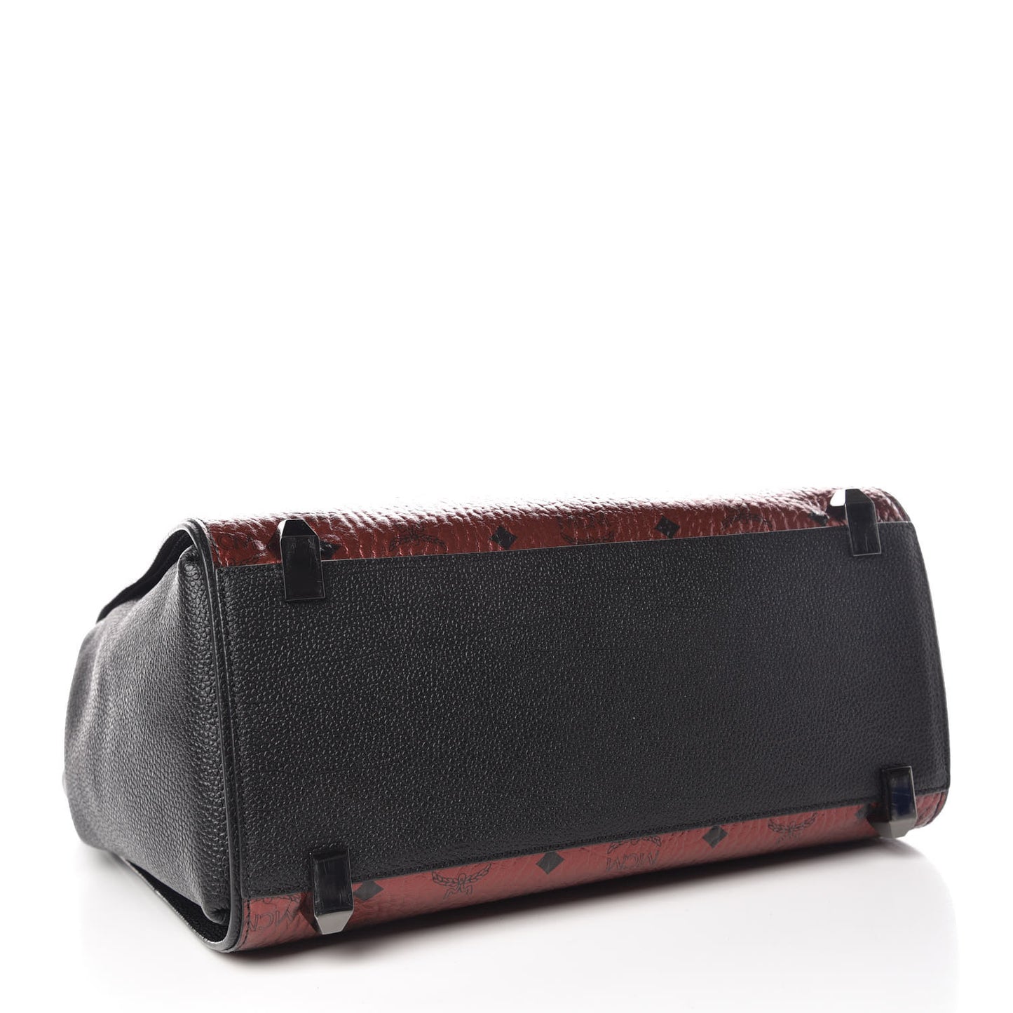 Metallic Visetos Medium Corina Shoulder Bag Scooter Red