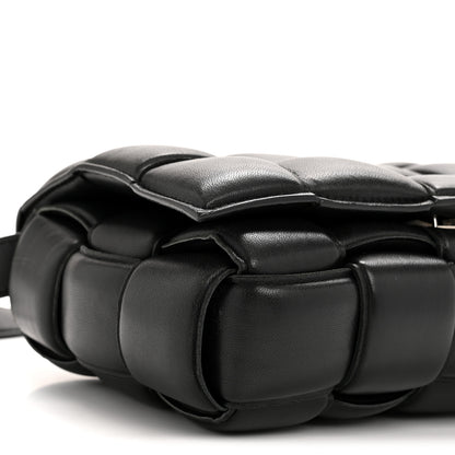 Bottega Veneta Nappa Maxi Intreccio Padded Cassette Crossbody Bag Black 9 of 13