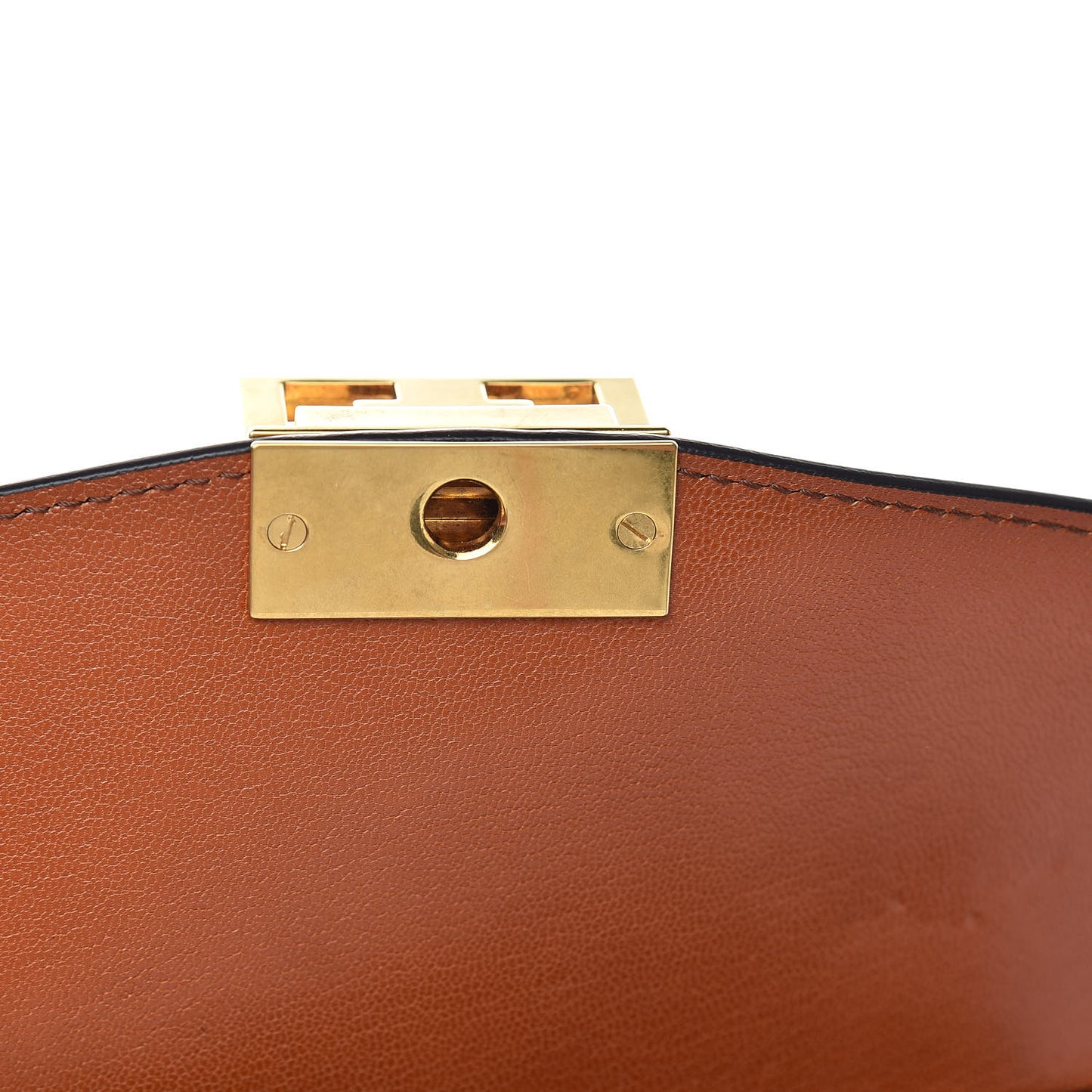 Goatskin Small GV3 Shoulder Bag Chestnut