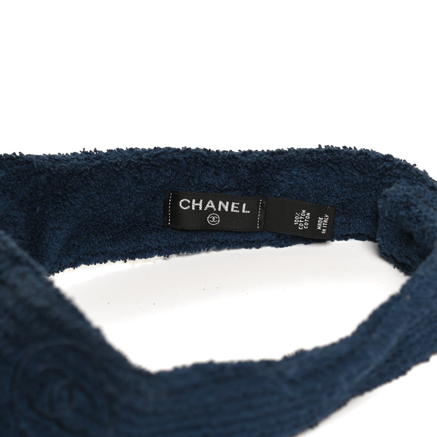 Cotton Terrycloth CC Visor Blue