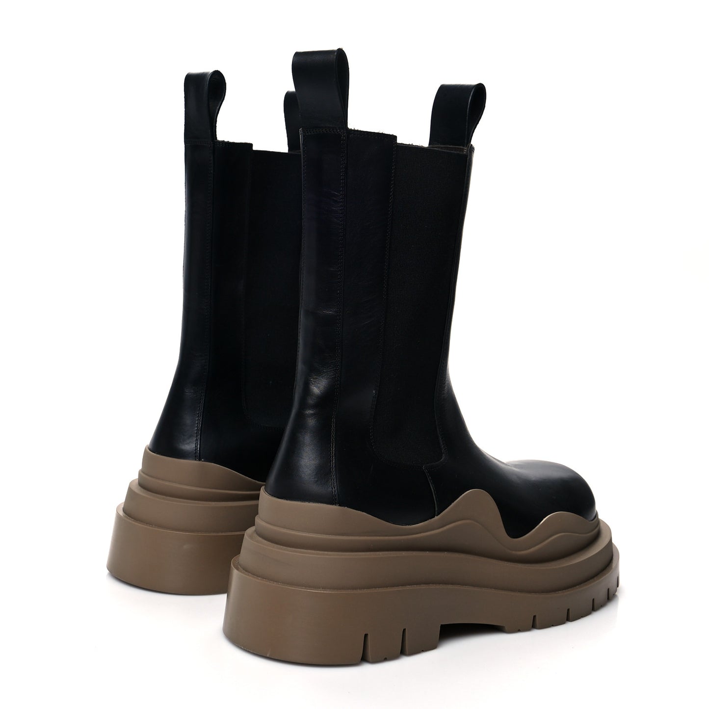 Calfskin Mens The Tire Chelsea Boots 43 Black Jute