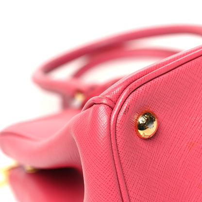Prada Saffiano Medium Galleria Double Zip Tote Fuxia 10 of 19