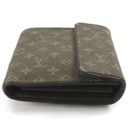 Louis Vuitton Mini Lin Compact Wallet Green 4 of 8