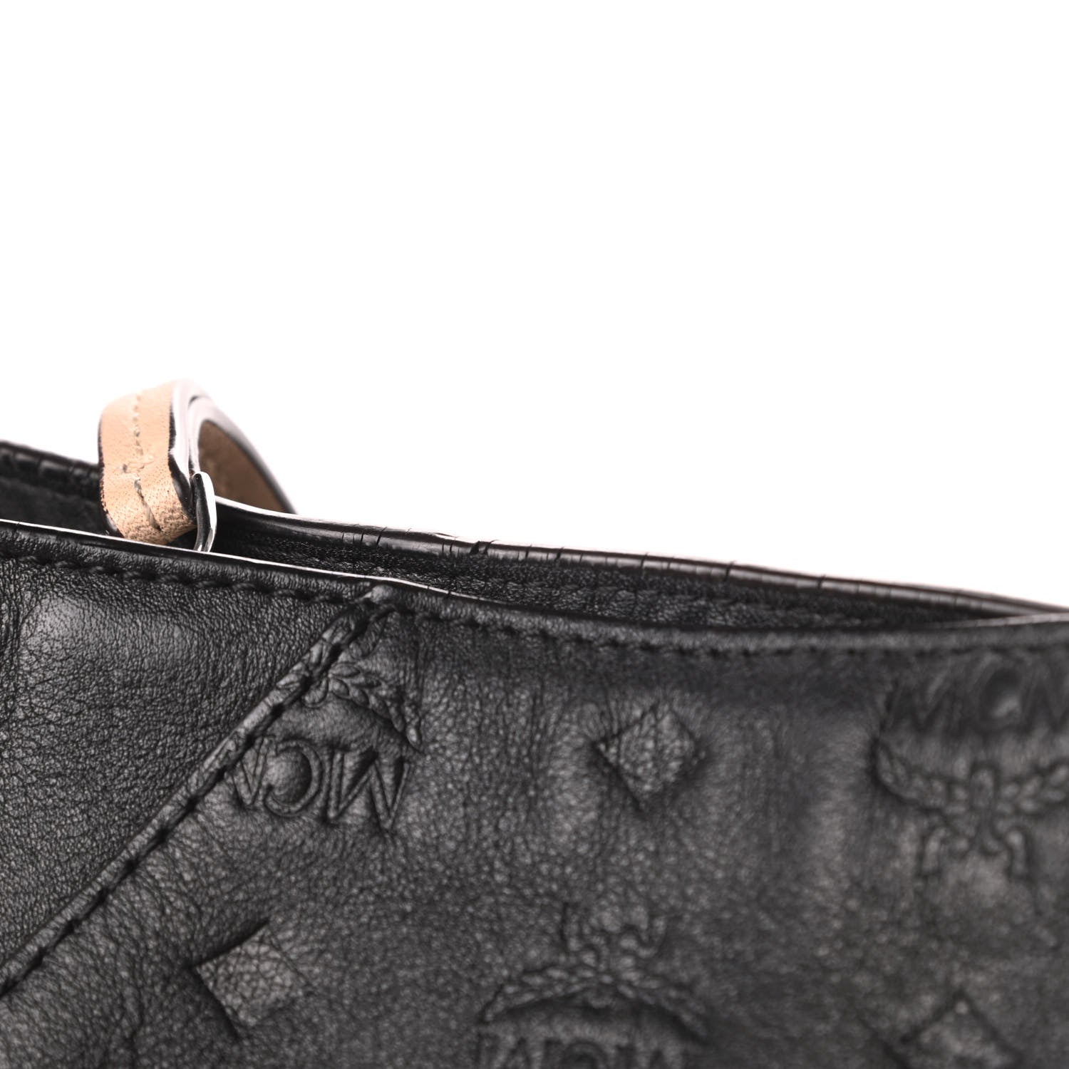 MCM Calfskin Ottomar Large Klara Hobo Black 11 of 12