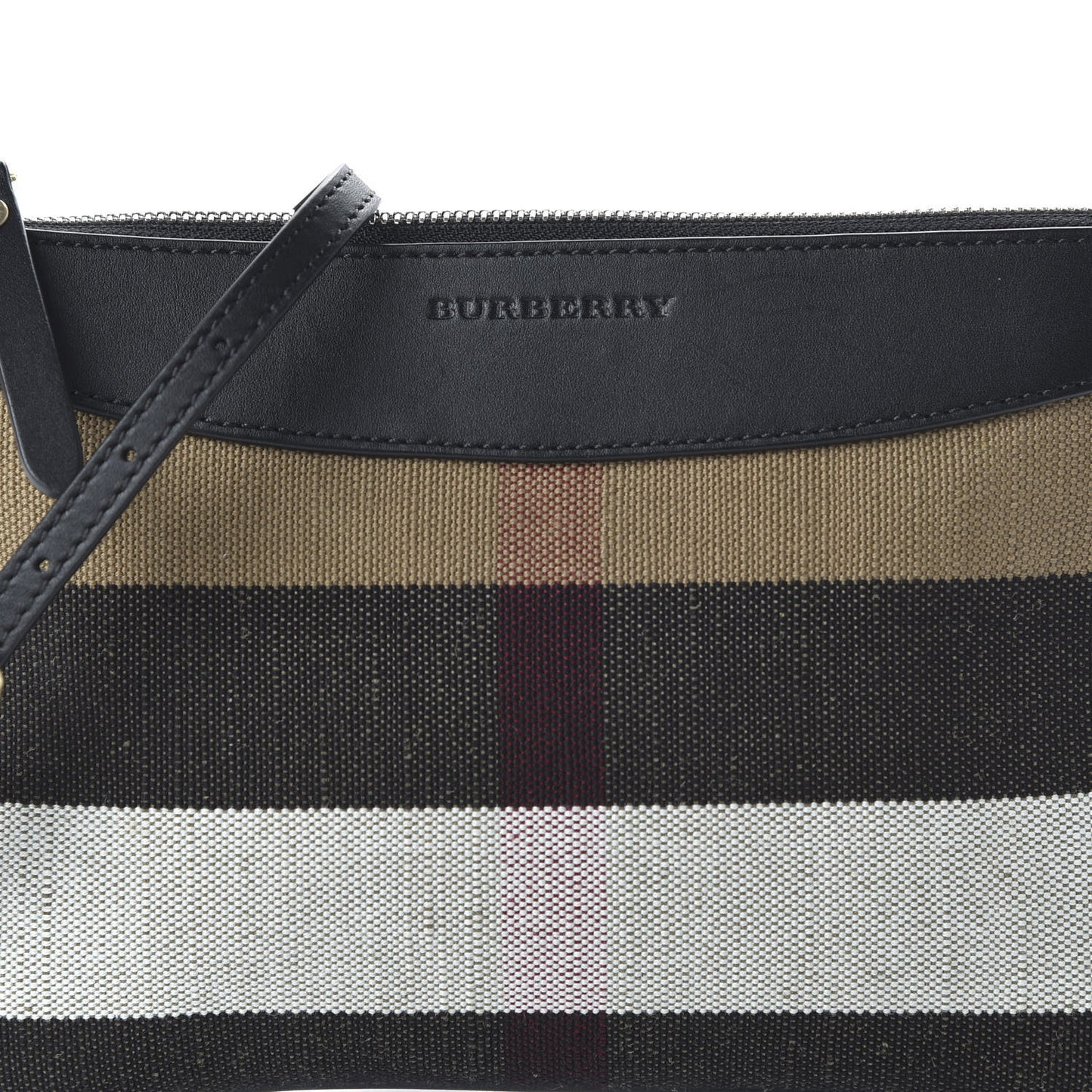 House Check Derby Peyton Crossbody Clutch Bag Black