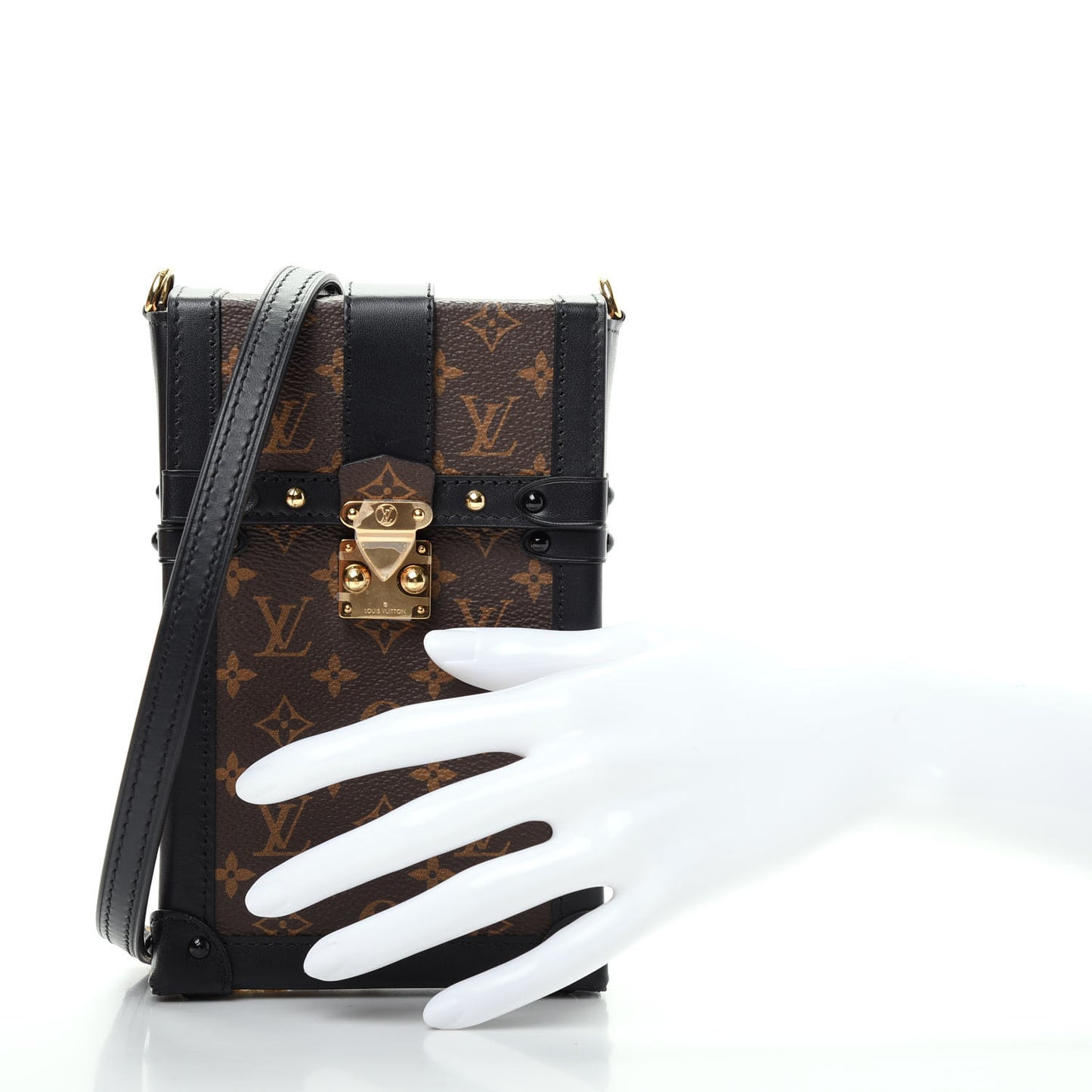 Monogram Pochette Trunk Verticale Black
