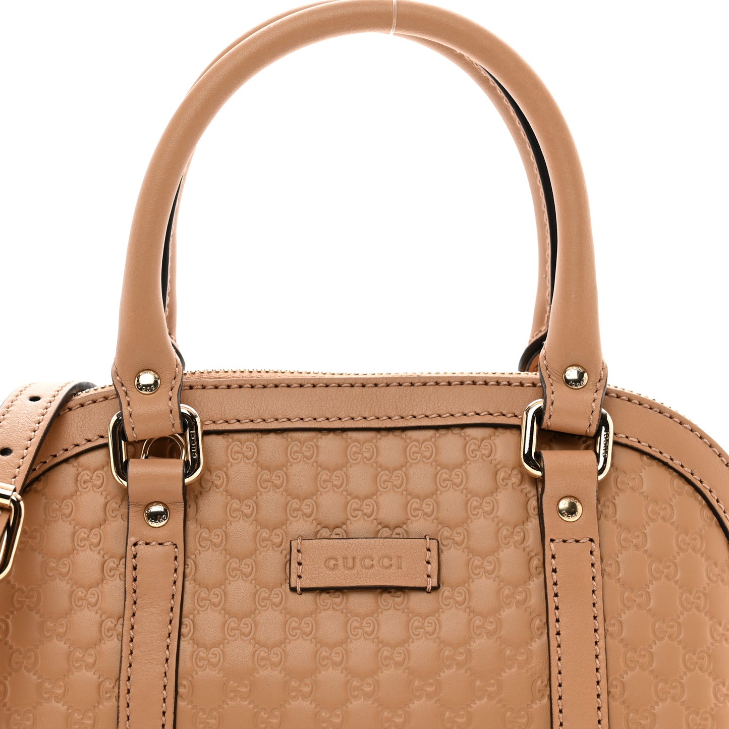 Soft Microguccissima Mini Dome Bag Camelia