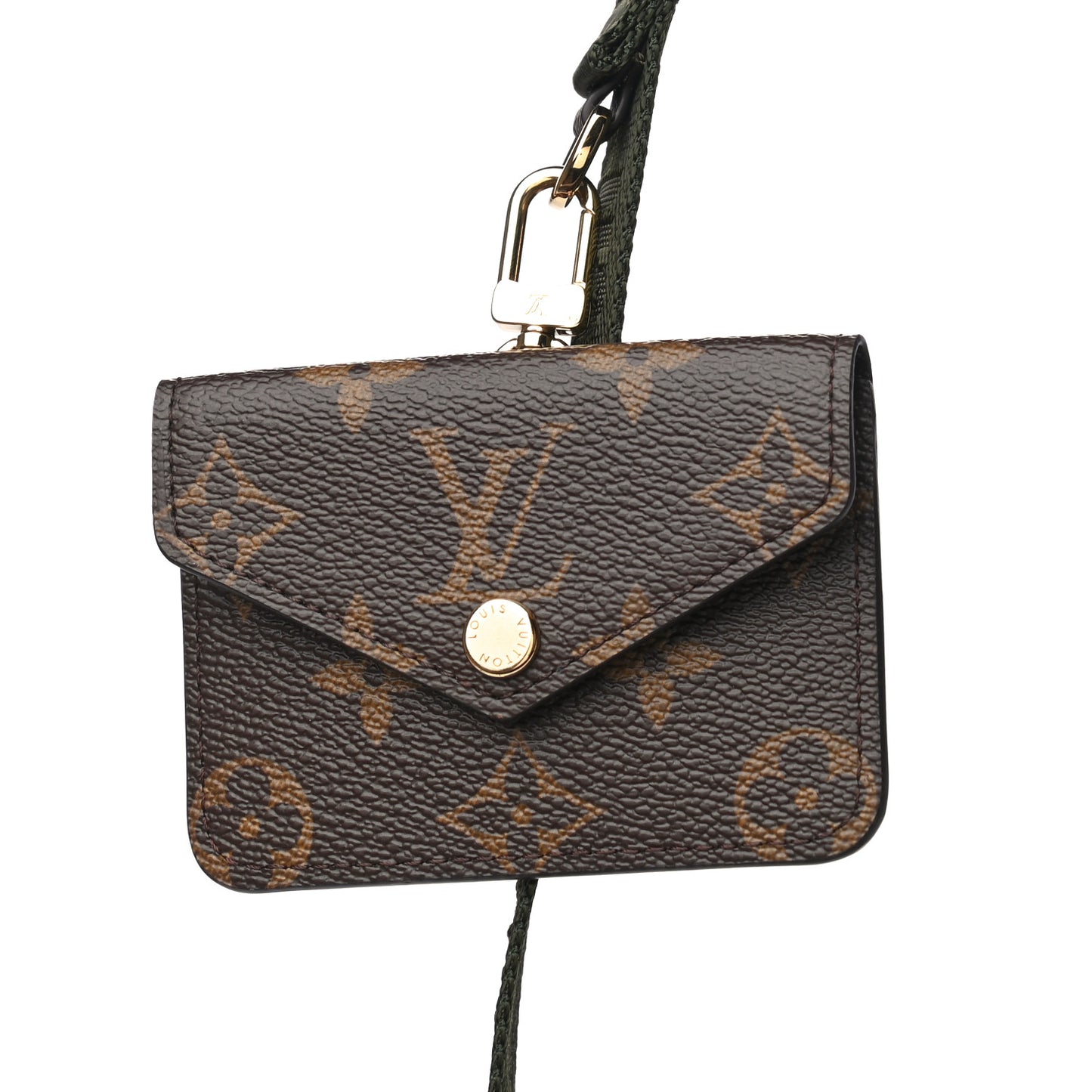 Monogram Felicie Strap & Go Kaki