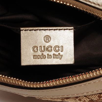 Gucci Monogram Bamboo Cosmetic Case Metallic Gold 5 of 6