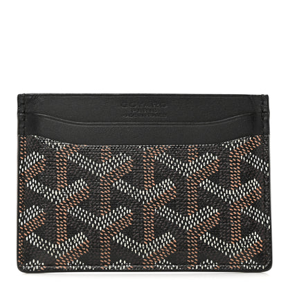 Goyard Goyardine Saint Sulpice Card Holder Black 1 of 12