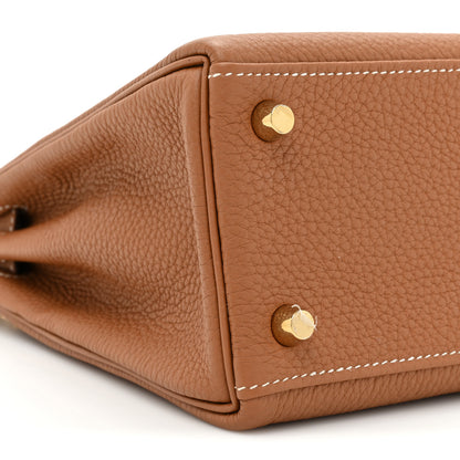 Hermes Togo Kelly Retourne 25 Gold 8 of 12