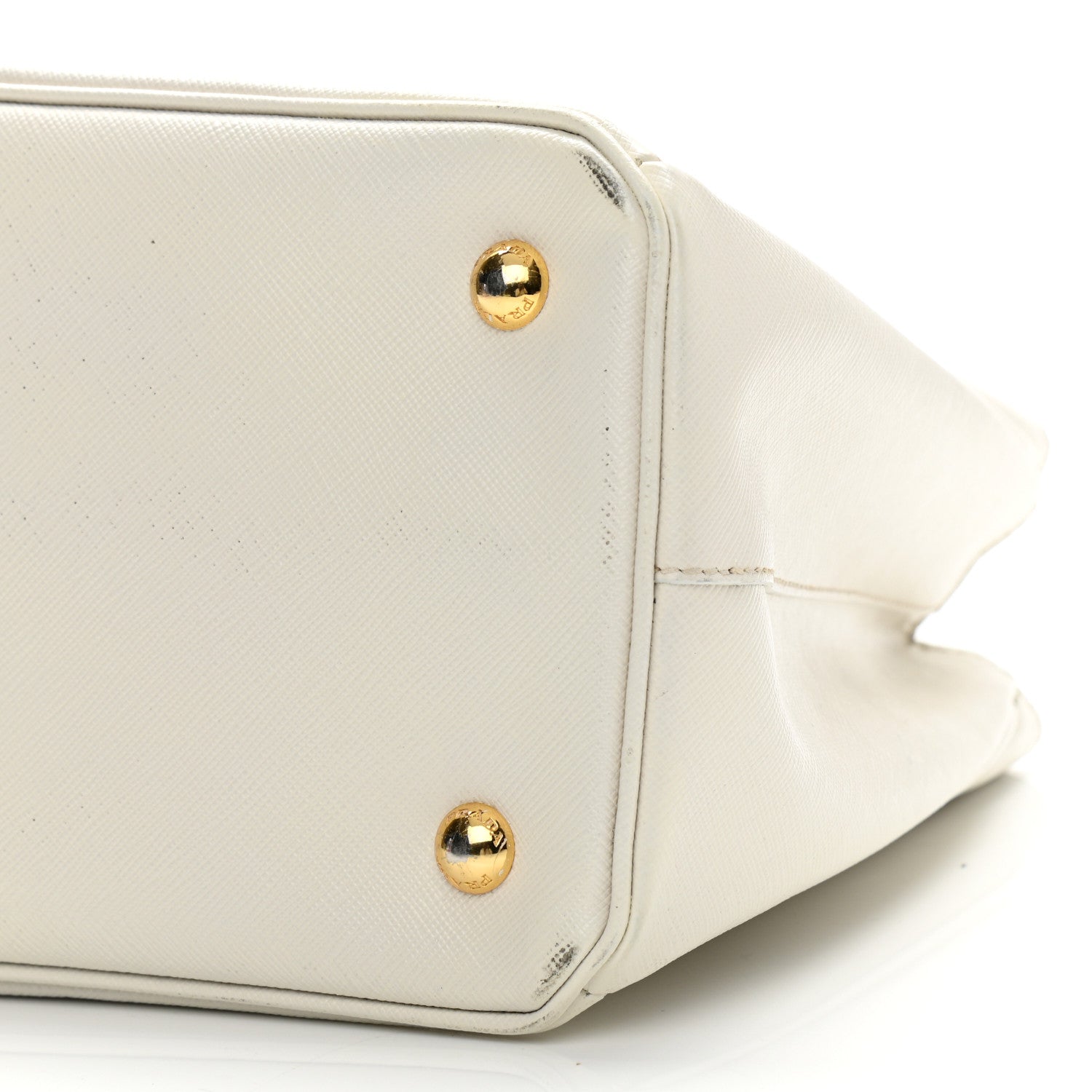Prada Saffiano Medium Galleria Double Zip Tote Talco 10 of 11